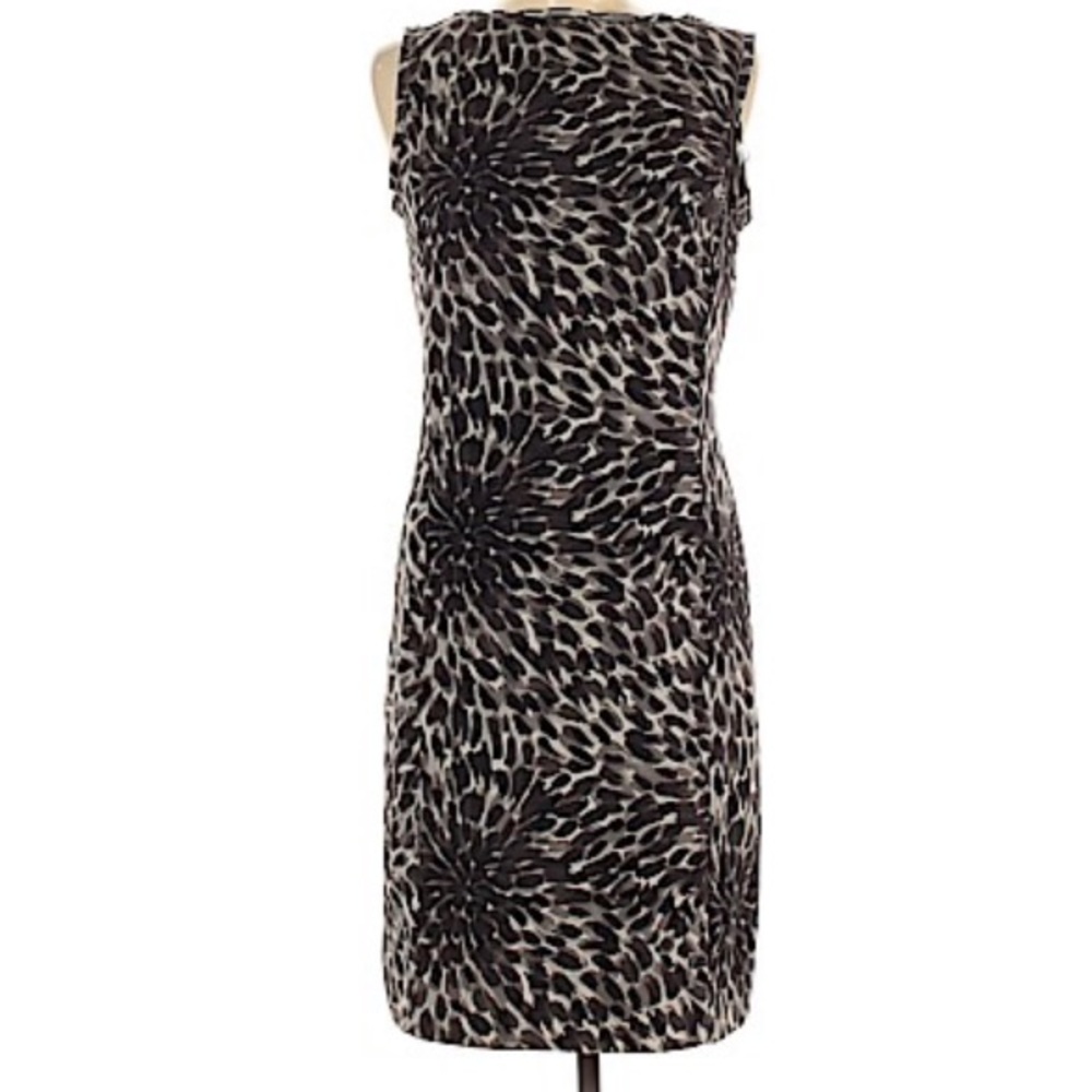 Ann Taylor Leopard Print Pencil Dress